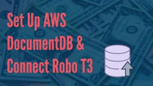 Read more about the article Set Up AWS DocumentDB (MongoDB) and connect using Robo T3